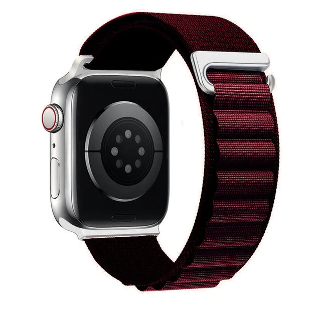 Armband für Apple Watch Serie 10/9/8/7/6/5/4/3/2/1 & Ultra 2/1, SE: 2024, 2023, 2022, 2021, 2020, 2019,  | Alpin Loop Premium