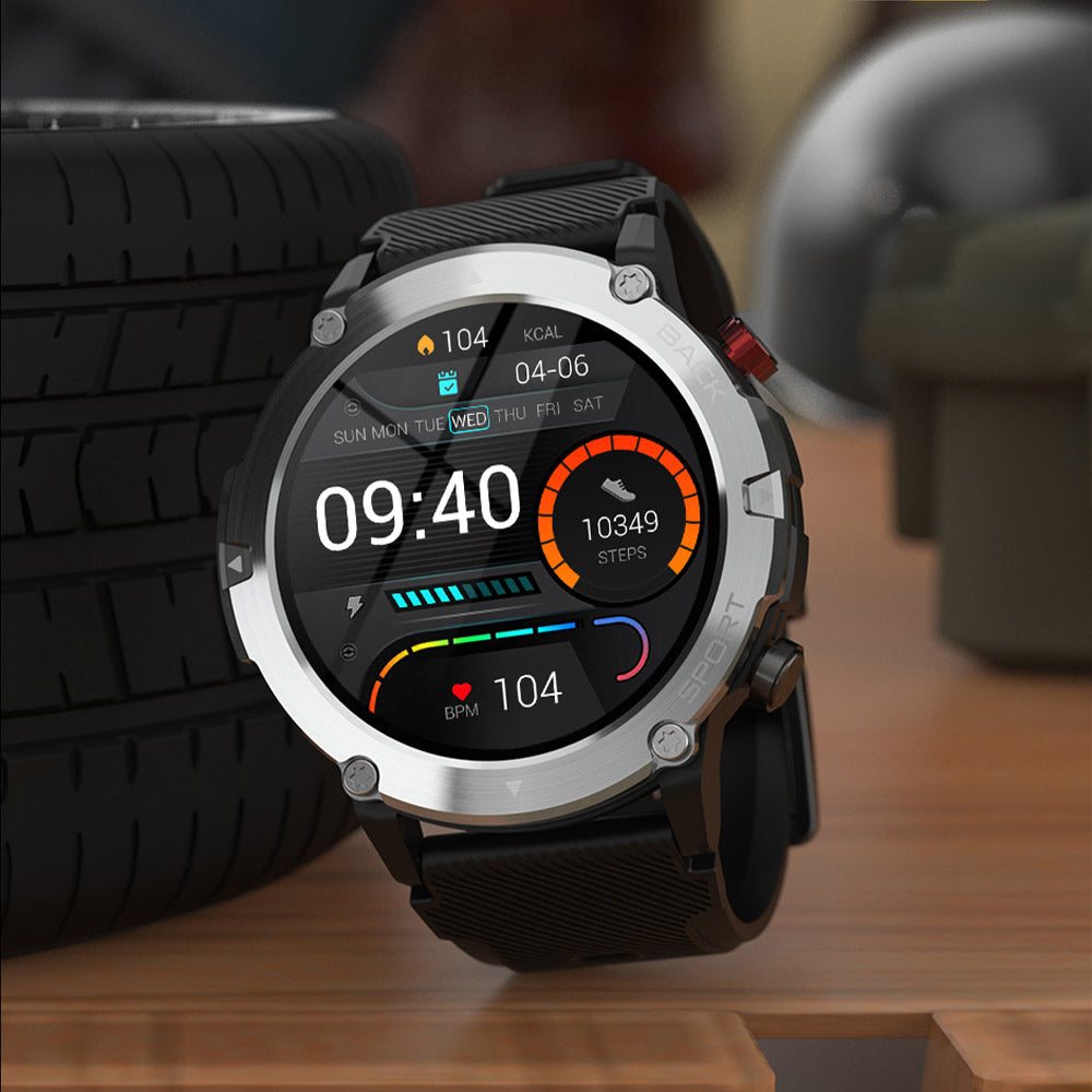 Hochwertiges Smartwatch 2024 für Männer, Bluetooth-Anruf, wasserdichte Uhren