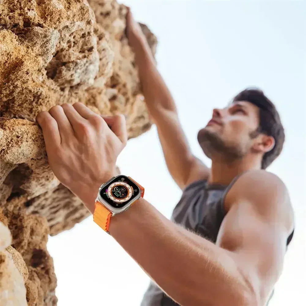 Armband für Apple Watch Serie 10/9/8/7/6/5/4/3/2/1 & Ultra 2/1, SE: 2024, 2023, 2022, 2021, 2020, 2019,  | Alpin Loop Premium