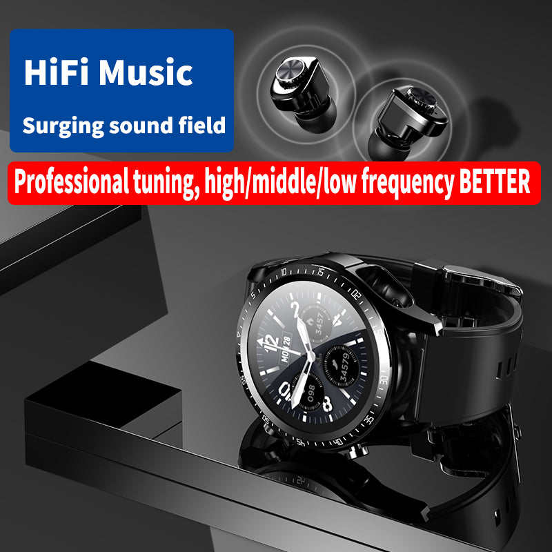 Premium Neue Smartwatch 400mAh Outdoor mit Kompass, Positionsbestimmung | NFC-Zugangskontrolle, IP68 Wasserdicht, Fitness