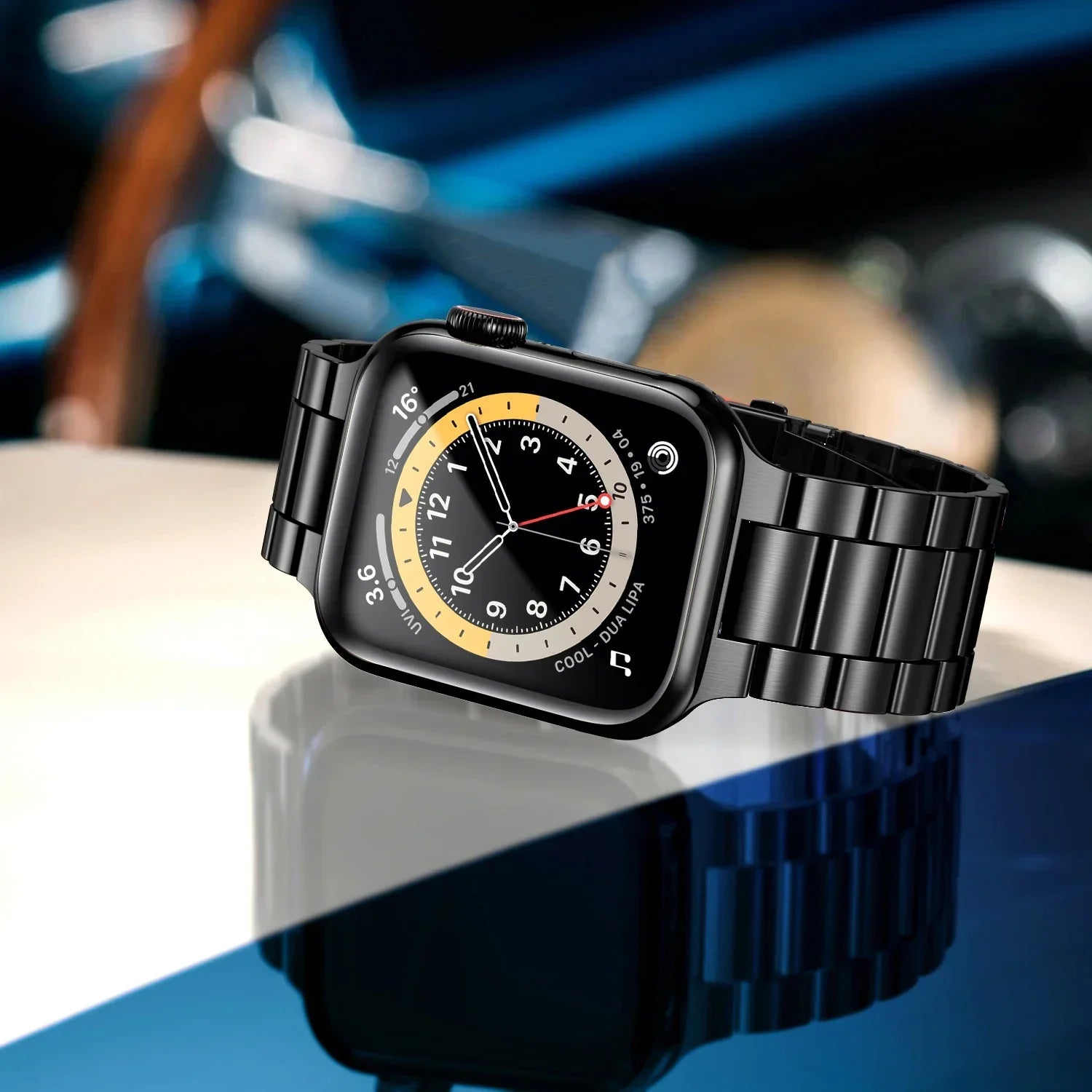 Metallband für Apple Watch 49mm, 45mm, 44mm, 42mm, 41mm, 40mm | Premium Edelstahl Armband für iWatch Ultra/9/8/7/6/5/4/3/SE