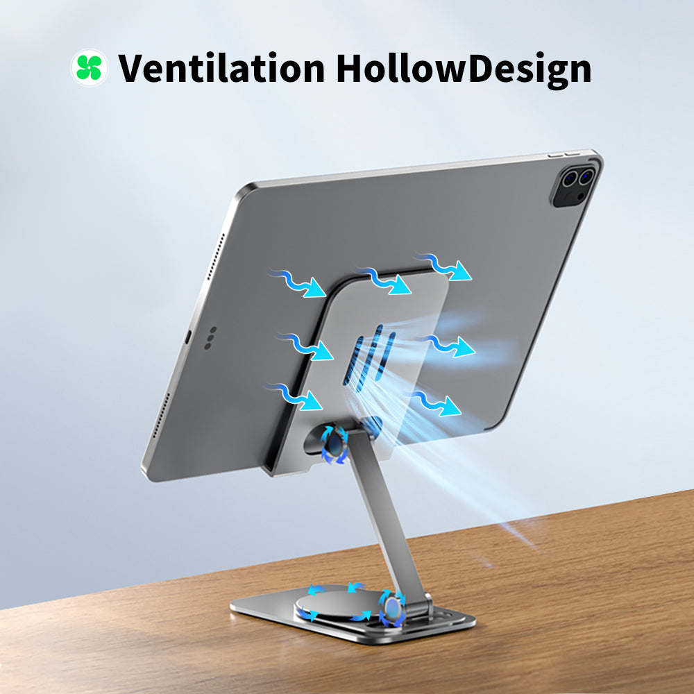 Hochwertiger Universalständer: Tablet & Handy Halterung für Apple iPad Pro 10.2, 7-9. Gen,16/15/14/13/12 Pro Max/Plus/Mini