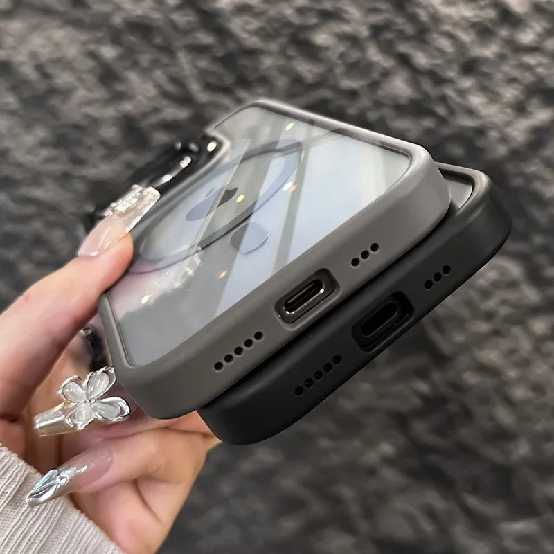 Premium iPhone Case Clear HD | Magnetic MagSafe & Wireless Charging | Shockproof Transparent Hybrid Armor with Camera Lens Protection for Apple iPhone 16/16e, 15, 14, 13, 12 Pro Max, Pro, Plus & Mini Cover