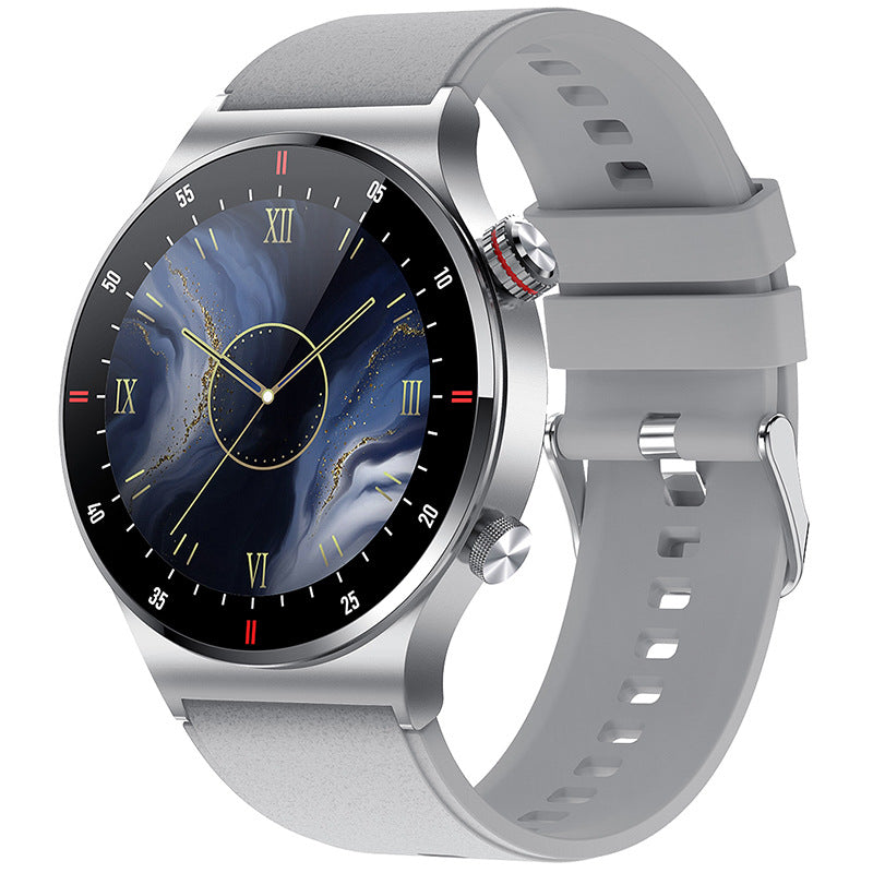 Premium Smartwatch für Männer | Uhr 4 Pro mit AMOLED HD Bildschirm Bluetooth Anruf, GPS Herzfrequenzmessung