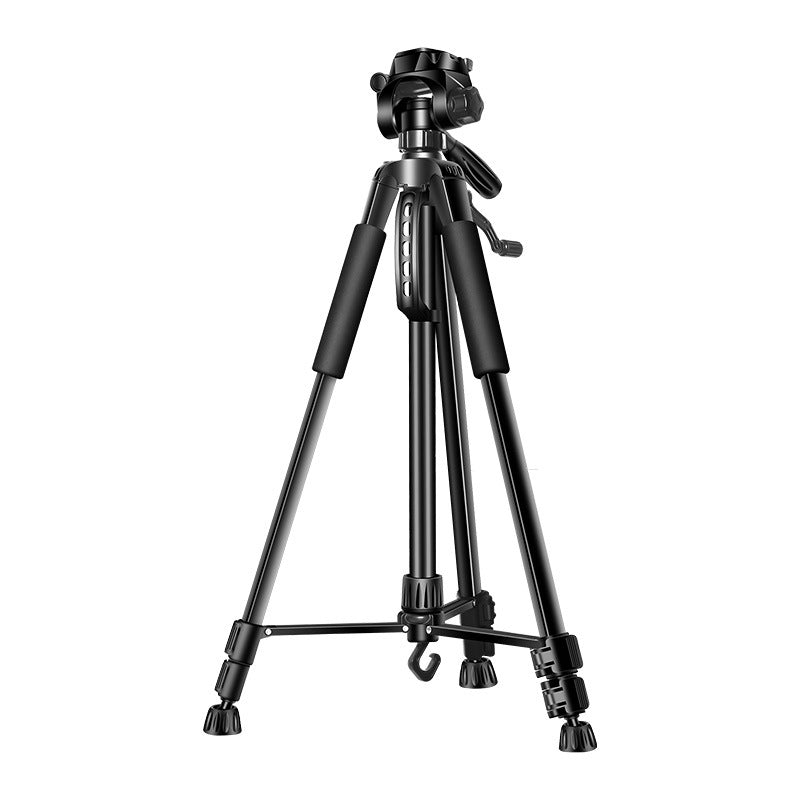 Professionelles Aluminium-Reisestativ, 140 cm für Videografie & Fotografie: Schnellplattenmontage, geeignet für Smartphones,