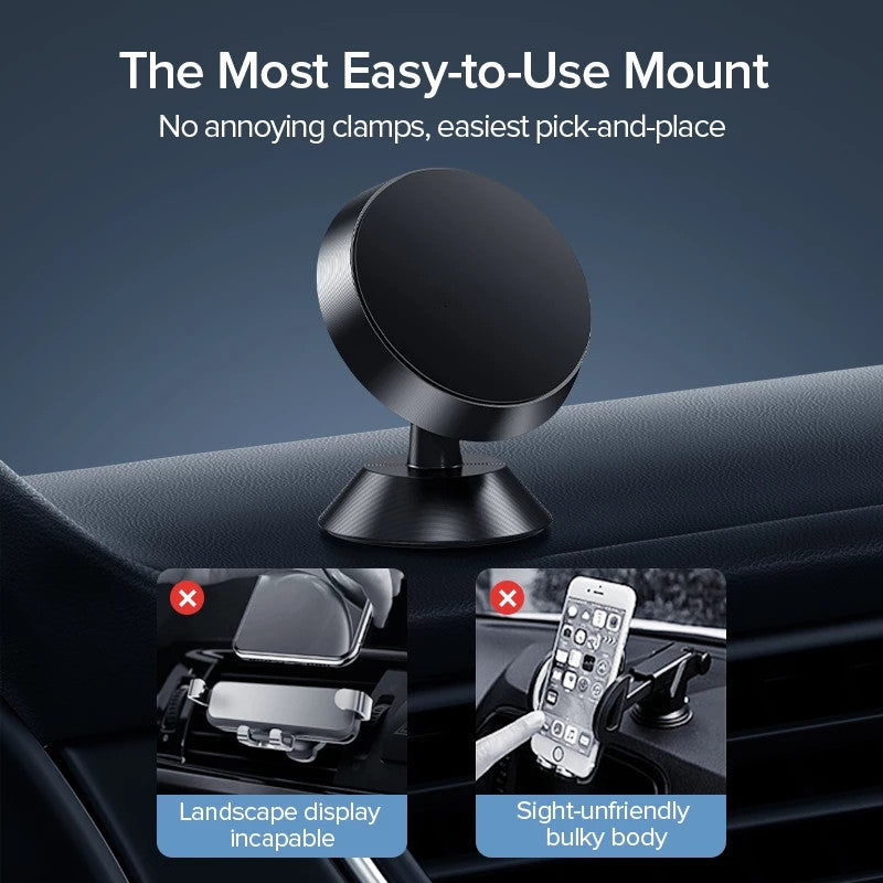 Luxus Auto-Handyhalter mit Magnet: GPS Handyhalterung für Apple iPhone 15/14/13/12 Pro Max/Plus/Mini, Xiaomi Samsung, OnePlu