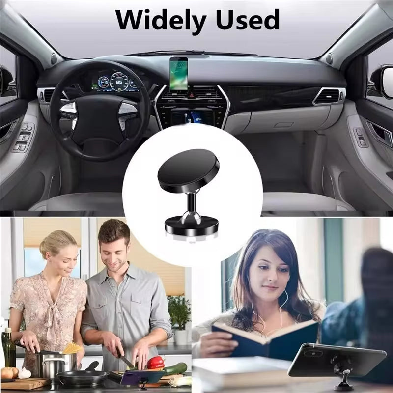 Luxus Auto-Handyhalter mit Magnet: GPS Handyhalterung für Apple iPhone 15/14/13/12 Pro Max/Plus/Mini, Xiaomi Samsung, OnePlu