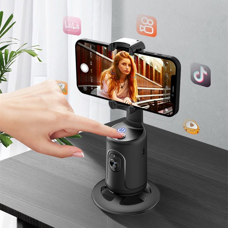 EvoGlide Premium | 360° Gimbal Stabilizer - Exklusives Videostabilisierungssystem Smartphones, Apple iPhone, Samsung, iOS 